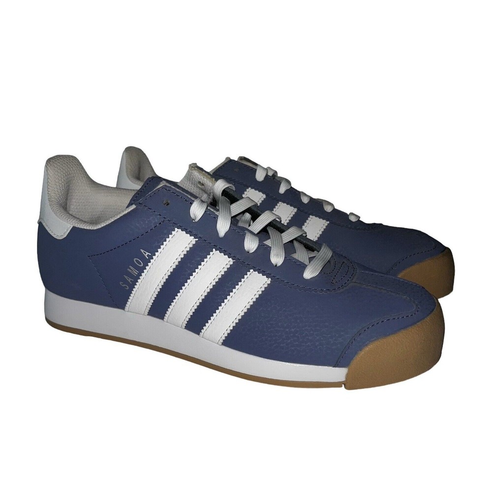 adidas Samoa Blue And White Casual Athletic Sneakers Women’s Size 7.5